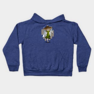 Mushroom Girl Kids Hoodie